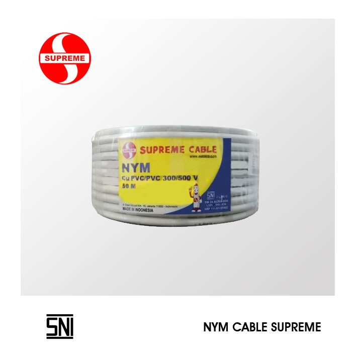 Kabel Supreme NYM 2X1.5 @ 50 Meter